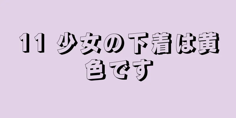 11 少女の下着は黄色です