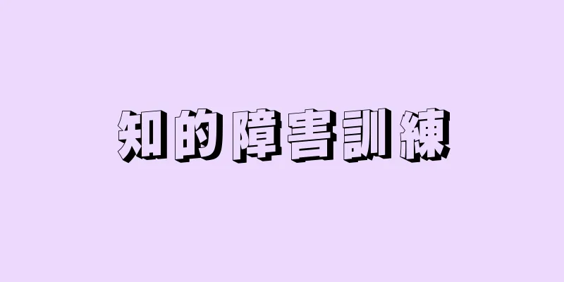知的障害訓練