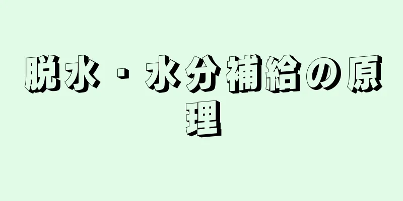脱水・水分補給の原理