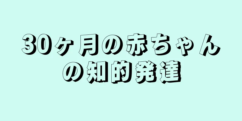 30ヶ月の赤ちゃんの知的発達