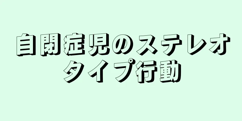 自閉症児のステレオタイプ行動