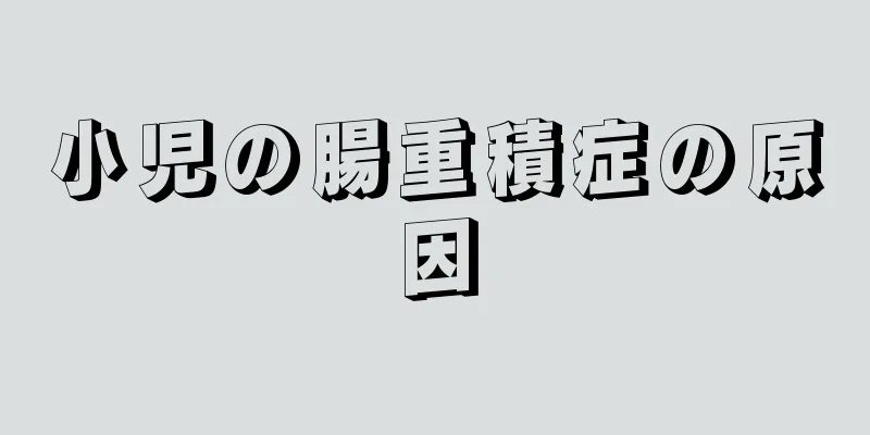 小児の腸重積症の原因