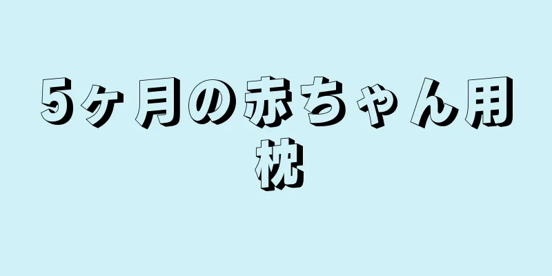5ヶ月の赤ちゃん用枕