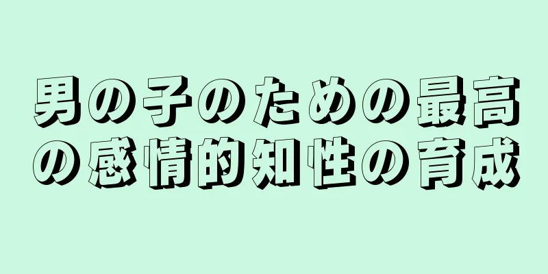 男の子のための最高の感情的知性の育成