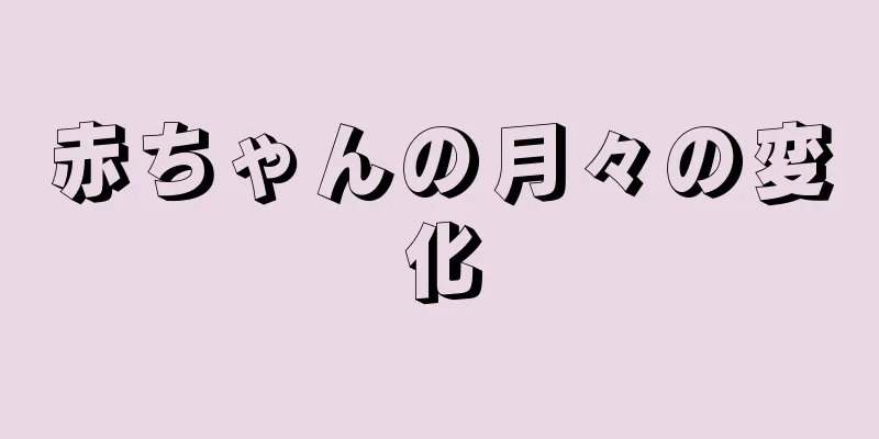 赤ちゃんの月々の変化