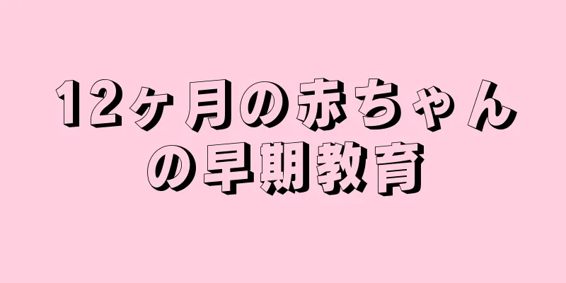 12ヶ月の赤ちゃんの早期教育