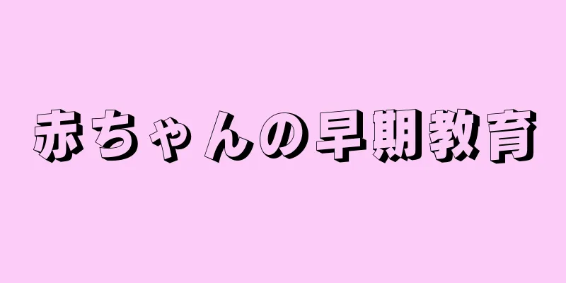赤ちゃんの早期教育