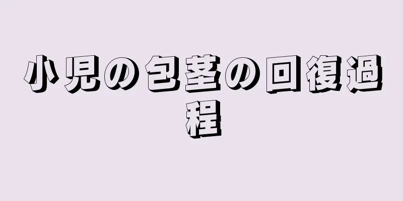 小児の包茎の回復過程
