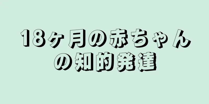 18ヶ月の赤ちゃんの知的発達