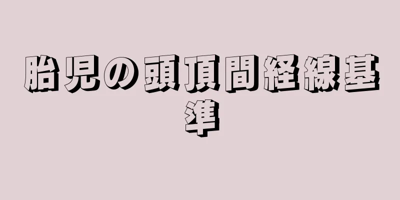 胎児の頭頂間経線基準