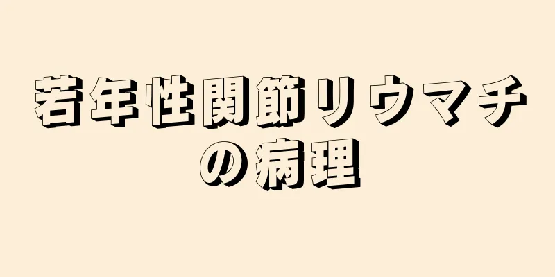 若年性関節リウマチの病理