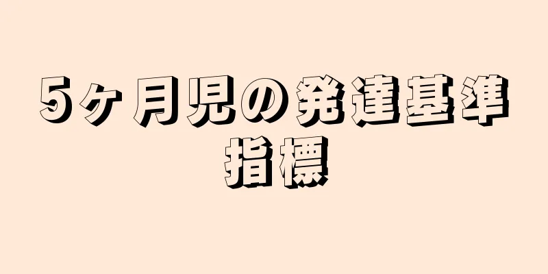 5ヶ月児の発達基準指標