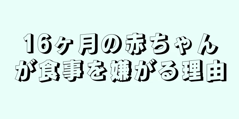 16ヶ月の赤ちゃんが食事を嫌がる理由