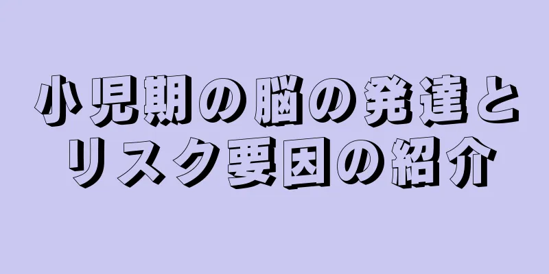小児期の脳の発達とリスク要因の紹介