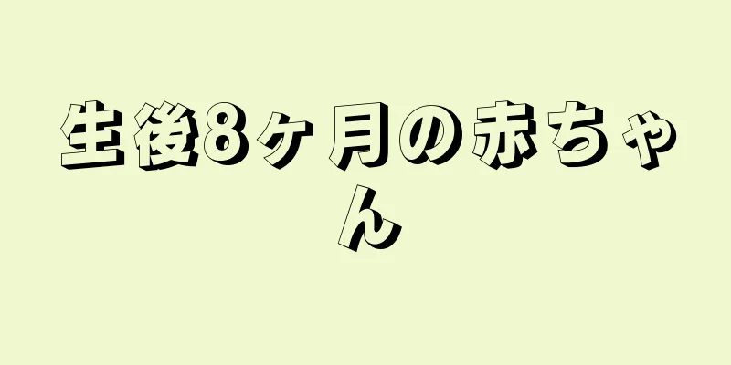 生後8ヶ月の赤ちゃん