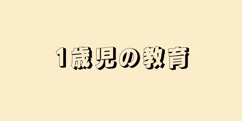 1歳児の教育
