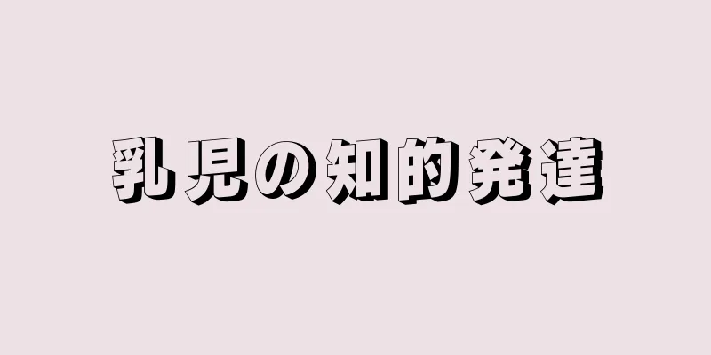 乳児の知的発達
