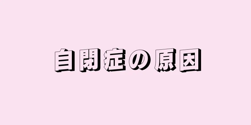 自閉症の原因